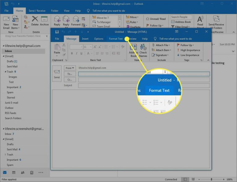 Come inserire un’immagine in linea in un messaggio di Outlook