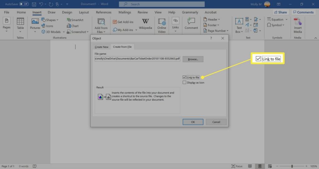 Come Inserire Un PDF In Word – Comeaprire Blog