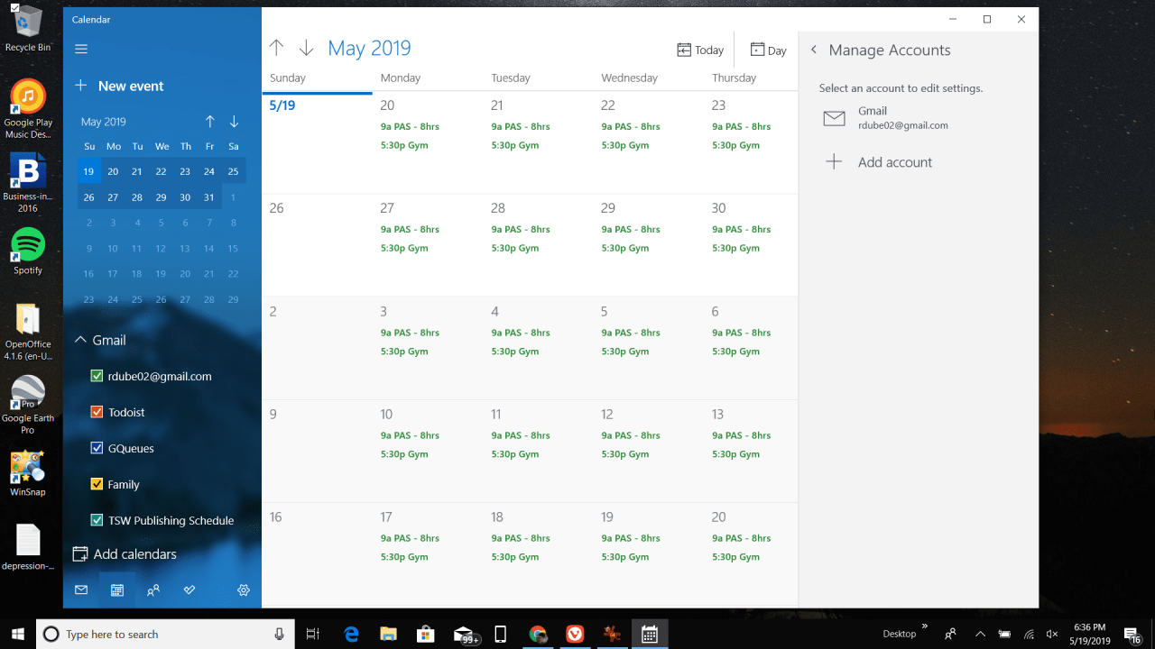 Come ottenere Google Calendar sul desktop di Windows Comeaprire blog